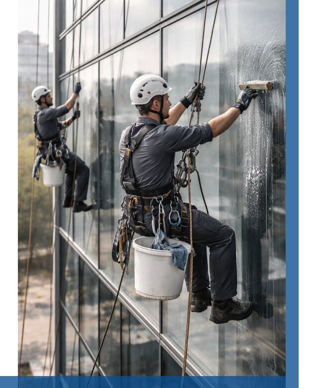 Мойка сплошного остекления в Полевской, заказать от 308 р.| ВЫСОТНИК-Плв