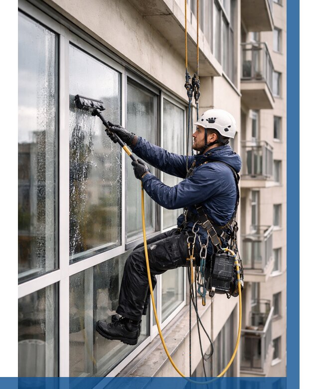 Мойка балконного остекления в Полевской от 3593 р. | ВЫСОТНИК-Плв