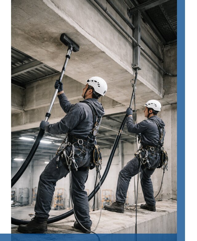 Обеспыливание потолочных конструкций в Полевской от 257 р. |ВЫСОТНИК-Плв