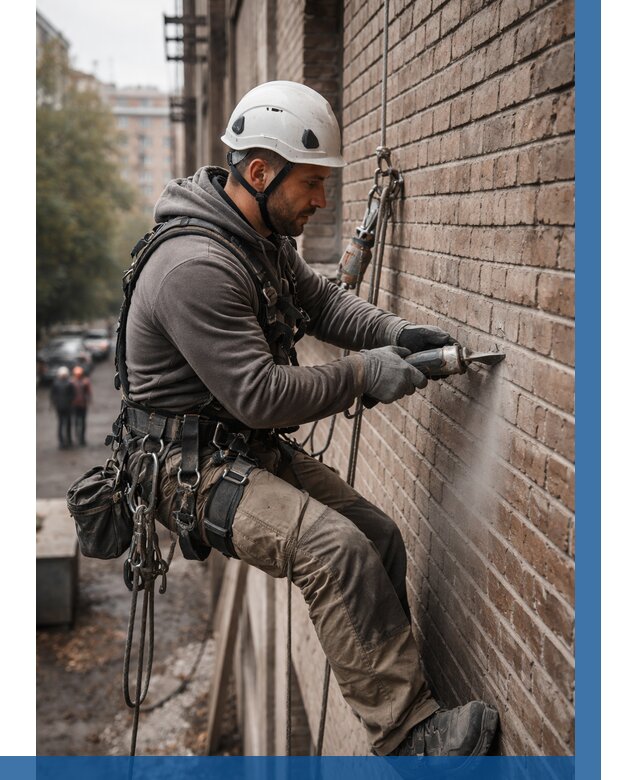 Расшивка кирпичных швов в Полевской от 616 р. | ВЫСОТНИК-Плв