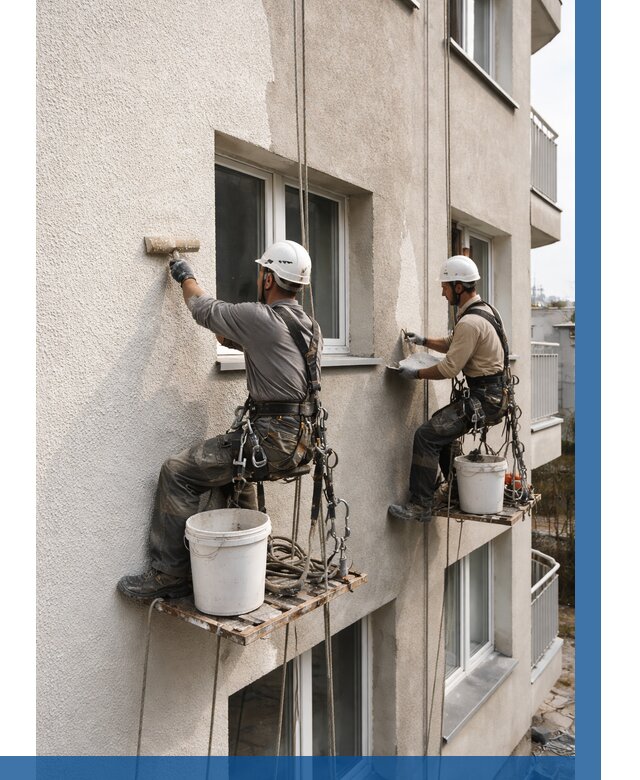 Нанесение короеда на фасад в Полевской от 462 р. | ВЫСОТНИК-Плв