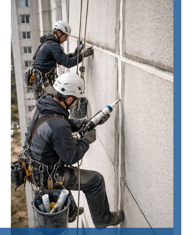 Герметизация межпанельных швов в Полевской от 719 р. | ВЫСОТНИК-Плв