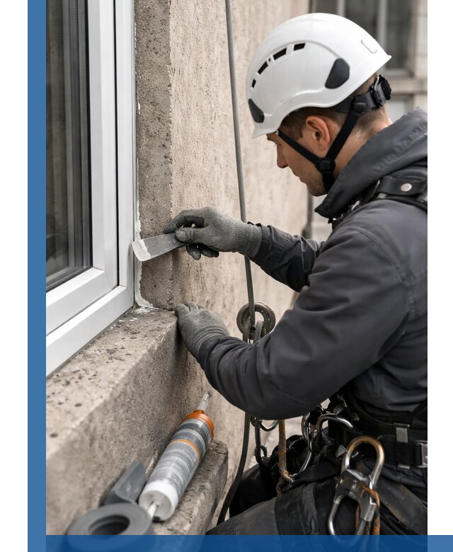 Герметизация монтажных швов окон в Полевской с гарантией качества