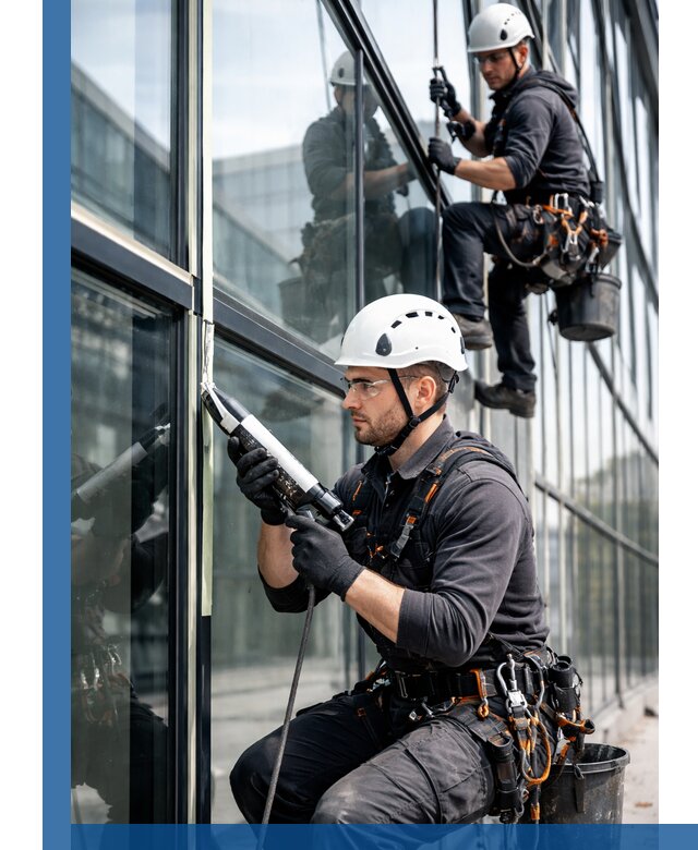 Герметизация витражных швов в Полевской для зданий и фасадов