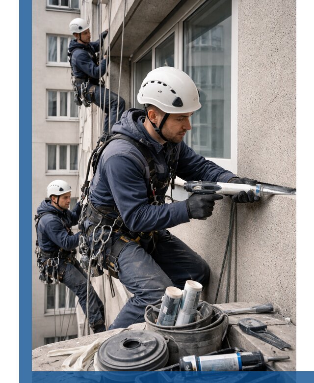 Герметизация швов лоджии в Полевской профессионально и надежно