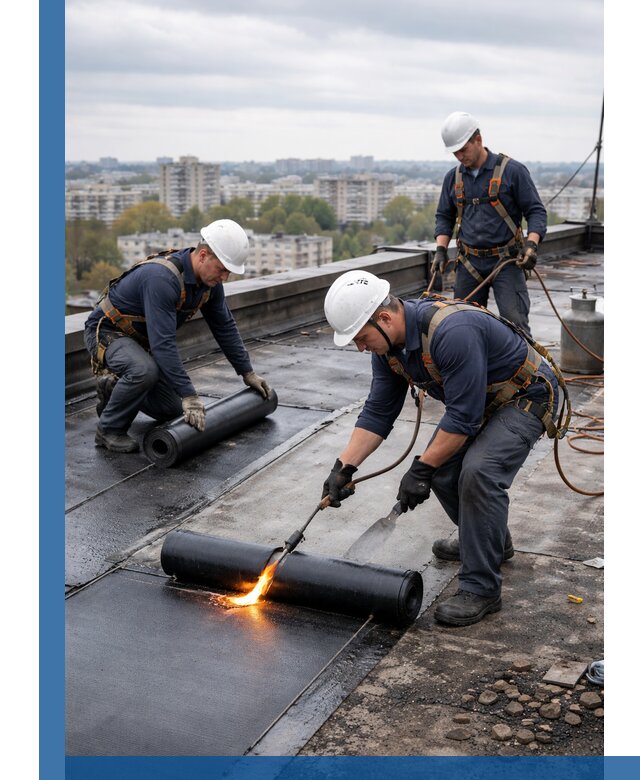 Ремонт наплавляемой кровли в Полевской качественно и надежно
