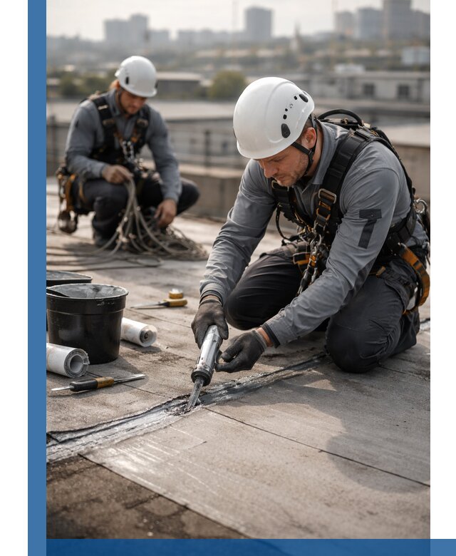 Аварийное и капитальное устранение протечек кровли в Полевской