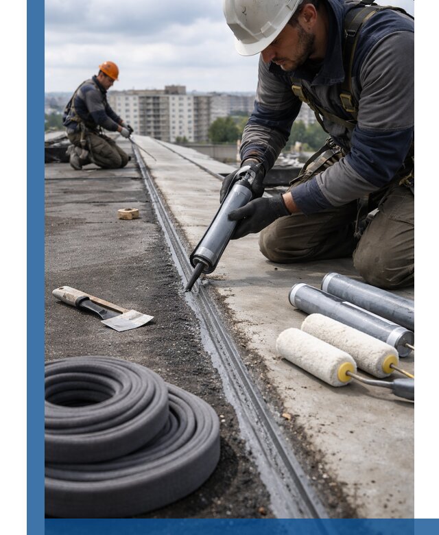Герметизация швов кровли в Полевской с гарантией герметичности