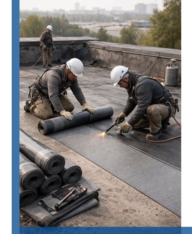 Монтаж мягкой кровли в Полевской профессионально и надежно