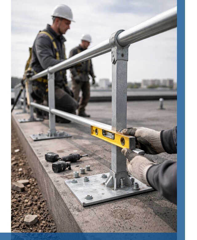 Монтаж кровельного ограждения в Полевской от 1232 р. | ВЫСОТНИК-Плв