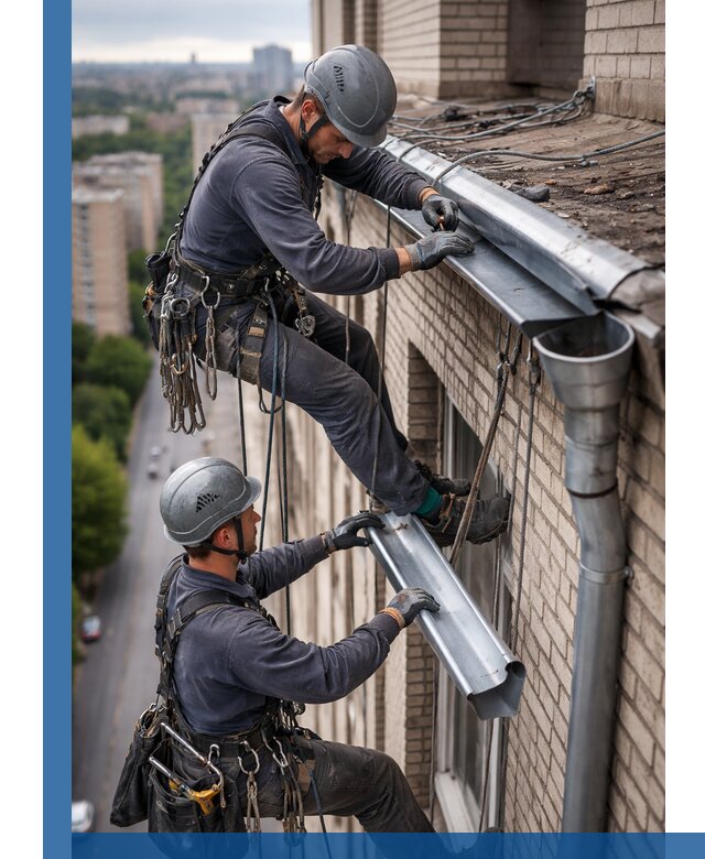 Ремонт водосточных желобов в Полевской, быстро и качественно