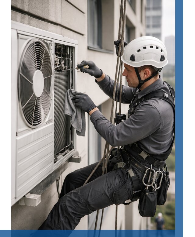 Обслуживание внешнего блока кондиционера в Полевской от 2772 р.ВЫСОТНИК-Плв