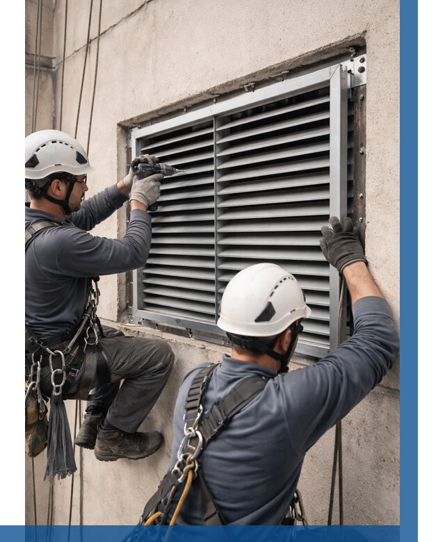 Монтаж вентиляционных решеток в Полевской от 4619 р. | ВЫСОТНИК-Плв