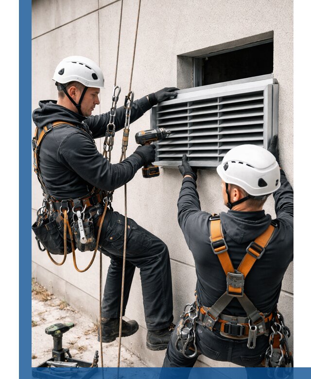 Монтаж вентиляционных решеток в Полевской профессиональный сервис