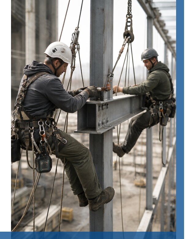 Монтаж металлоконструкций на высоте в Полевской от 3593 р. | ВЫСОТНИК-Плв