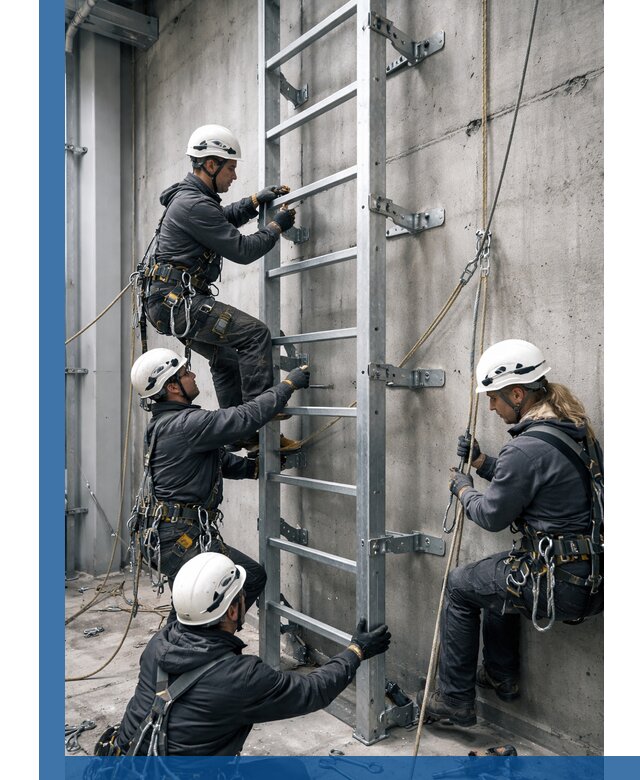 Монтаж металлических лестниц в Полевской под ключ со гарантией