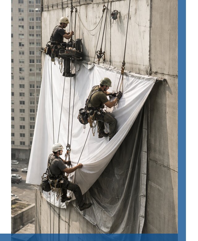 Замена баннерного полотна в Полевской от 6672 р. | ВЫСОТНИК-Плв—заказать