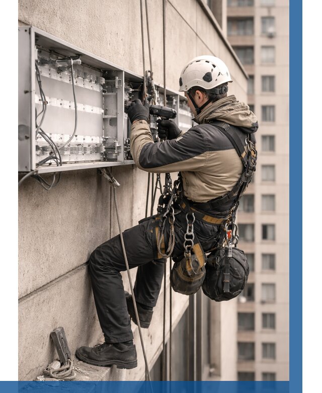 Ремонт вывески на высоте в Полевской от 4619 р. | ВЫСОТНИК-Плв