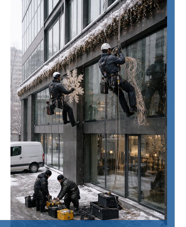 Демонтаж новогоднего оформления в Полевской от 5646 р. | ВЫСОТНИК-Плв