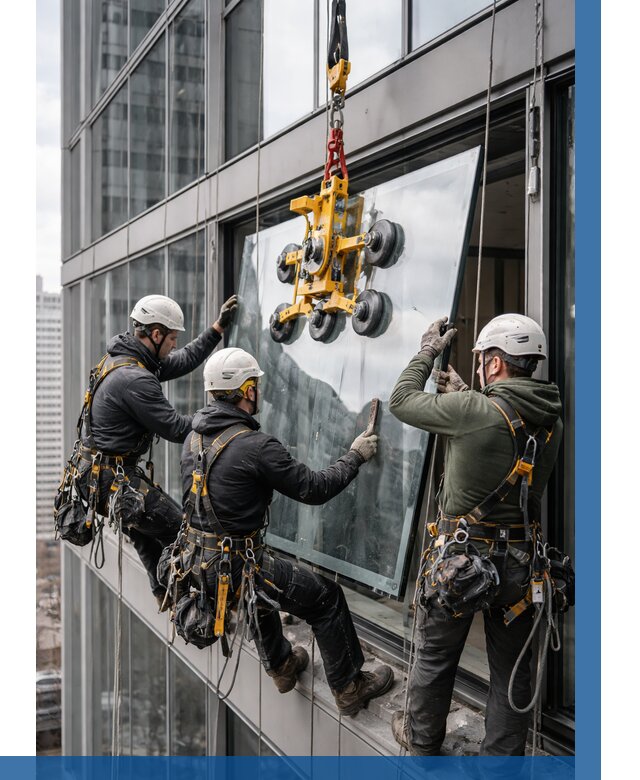 Фасадное остекление зданий под ключ в Полевской от 10265 р. | ВЫСОТНИК-Плв