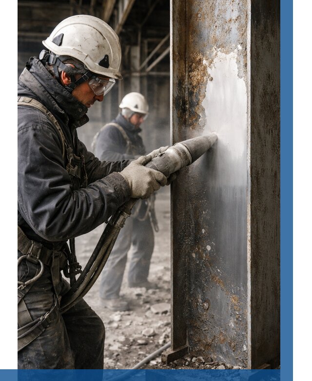 Удаление старой краски с металла в Полевской от 462 р. | ВЫСОТНИК-Плв