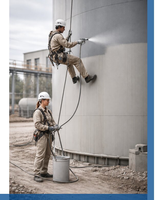 Покраска резервуаров в Полевской от 1232 р. | ВЫСОТНИК-Плв — заказать