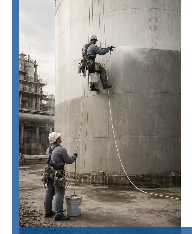 Покраска стальных резервуаров и емкостей в Полевской профессионально