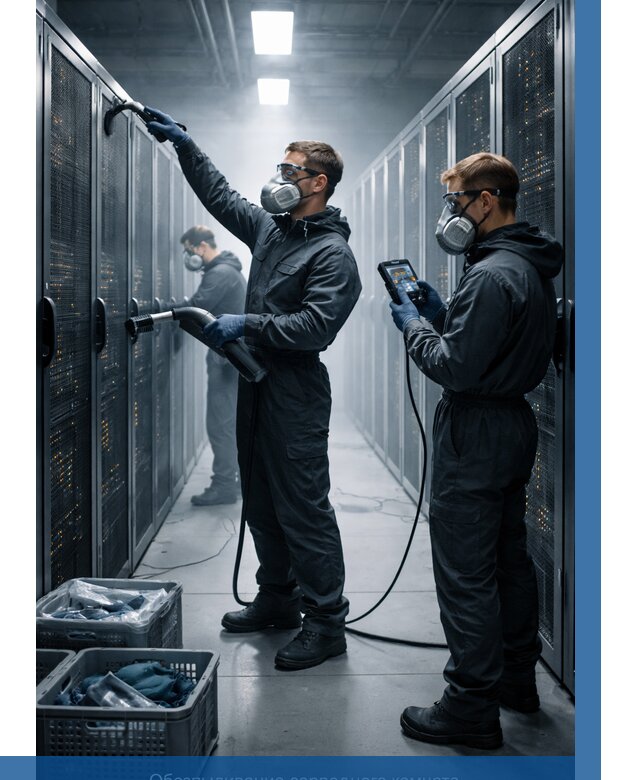 Обеспыливание серверной комнаты в Полевской от 4619 р. | ВЫСОТНИК-Плв