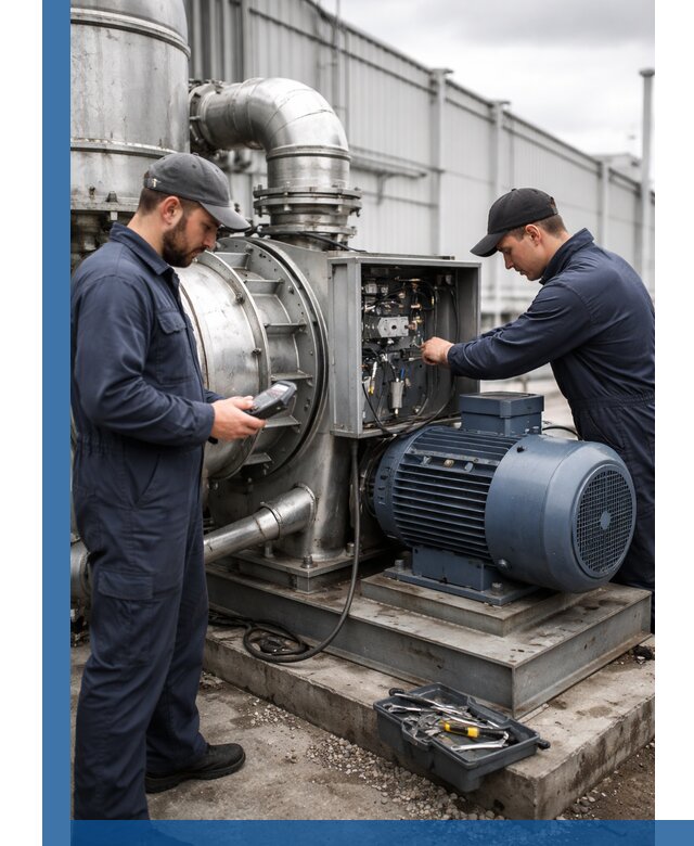 Техническое обслуживание промышленного оборудования в Полевской