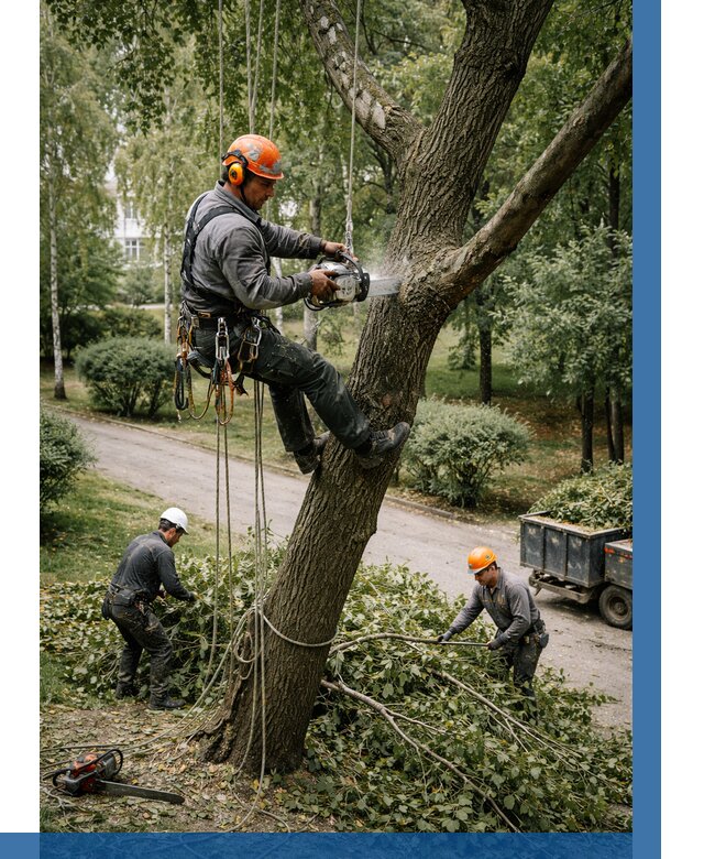 Кронирование деревьев в Полевской от 6672 р. | ВЫСОТНИК-Плв