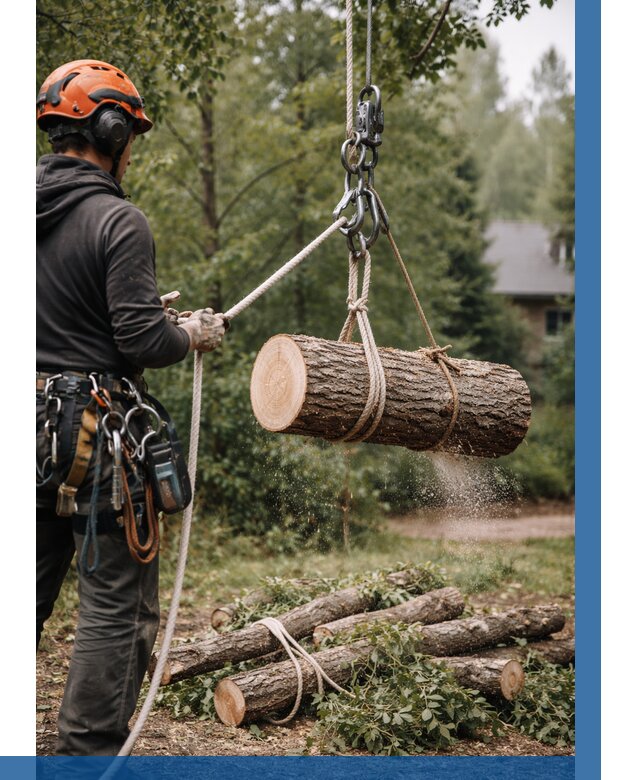 Валка деревьев частями в Полевской от 7699 р. | ВЫСОТНИК-Плв