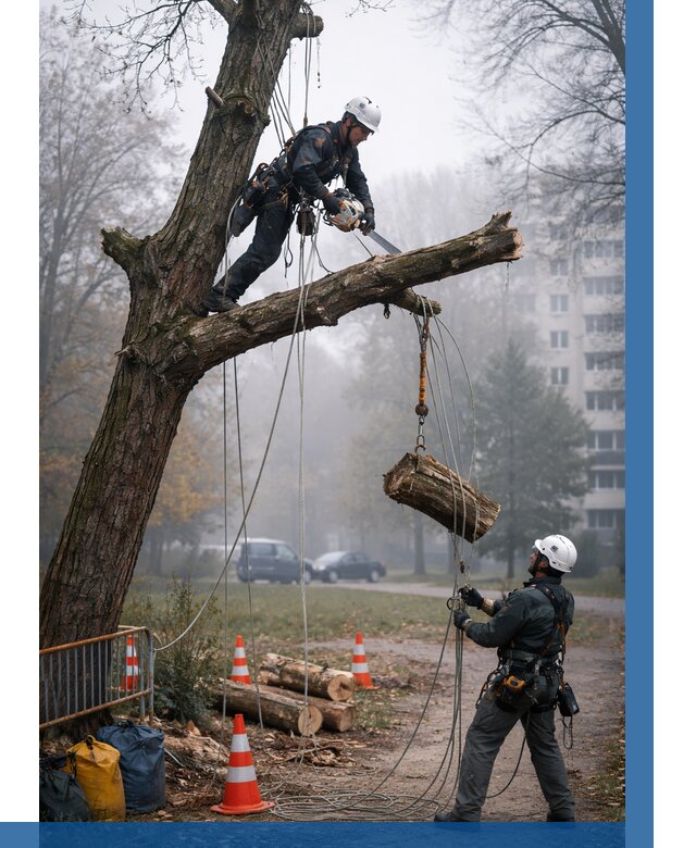 Удаление аварийных деревьев в Полевской от 15398 р. | ВЫСОТНИК-Плв
