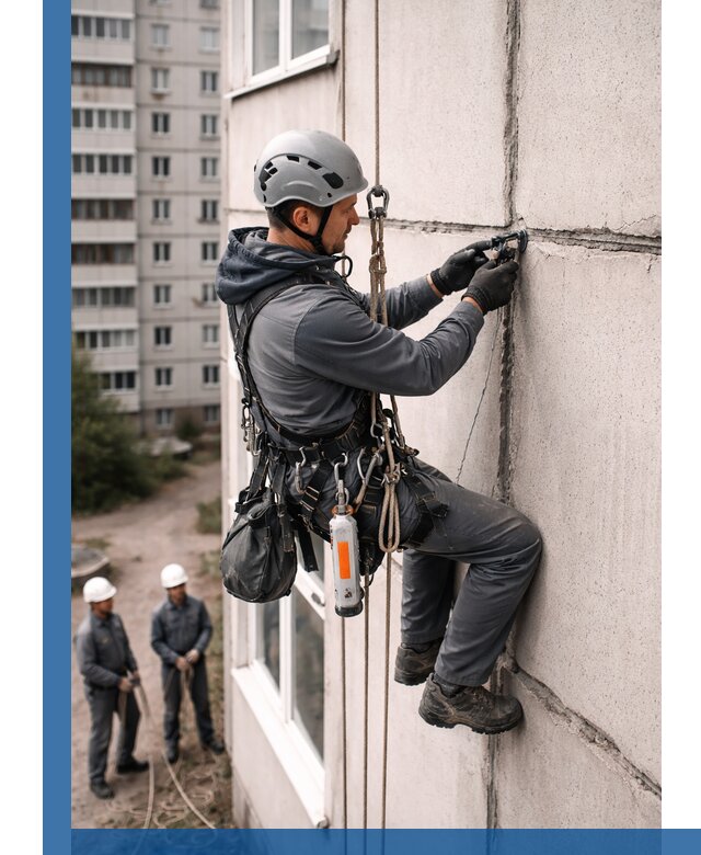 Обследование межпанельных швов и герметизация в Полевской